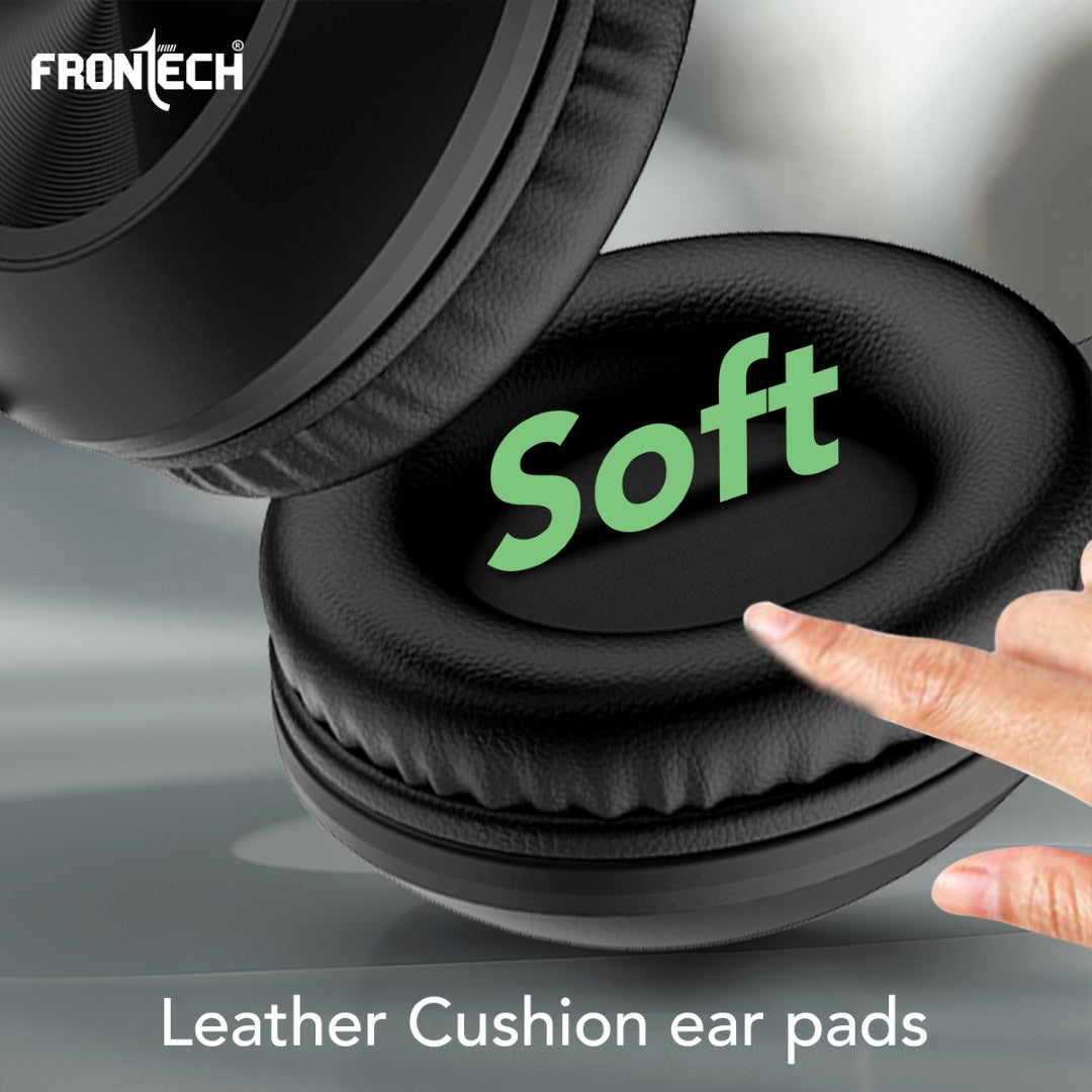 Frontech Wired Multimedia Headphone: Mic, Volume Control, 40mm Drivers (HF-3451) Frontech Wired Multimedia Headphone: Mic, Volume Control, 40mm Drivers (HF-3451)
